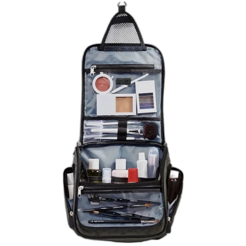 Northwestern Toiletry Travel Hanging NU Wildcats Black Travel Zipper Bag